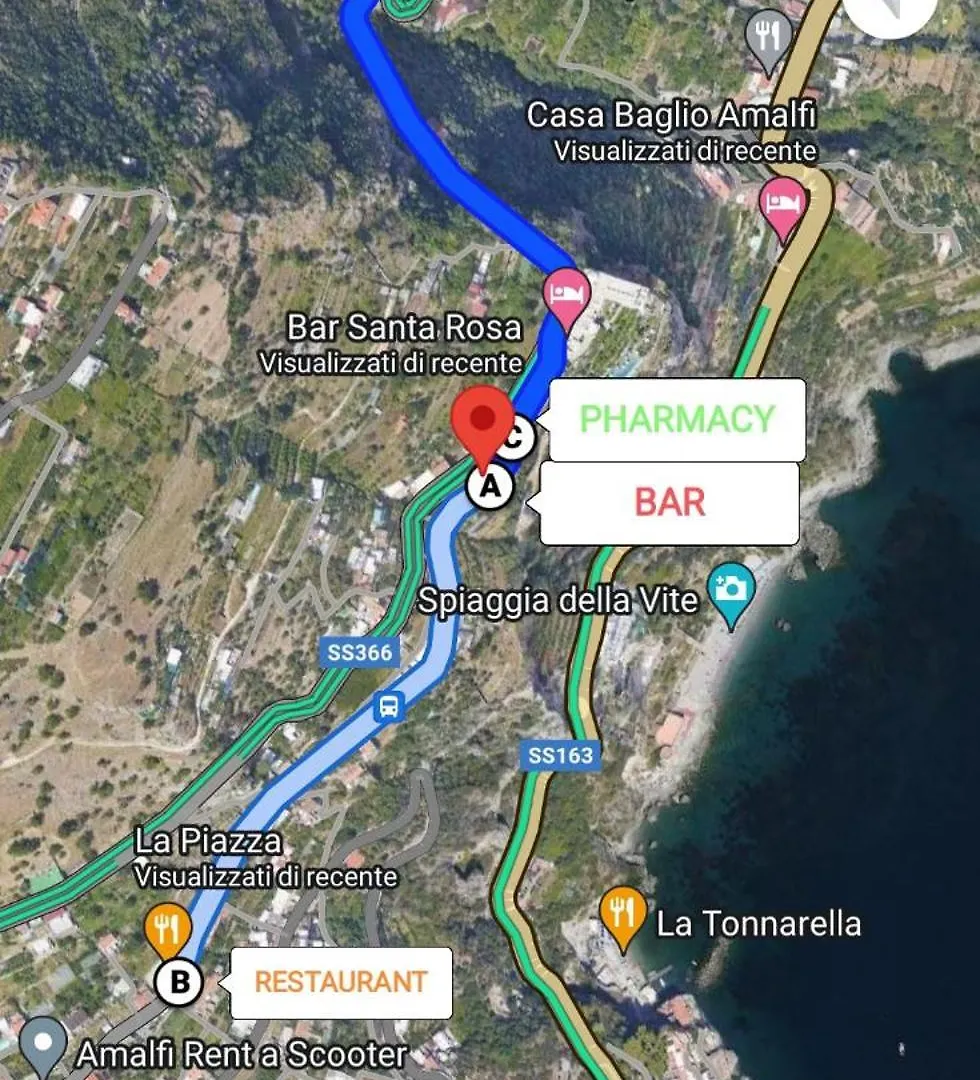 شقة Villa Alba D'Amalfi - The Dawn One Step From The Heaven